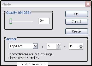 punem textura ..setam asa...dam la stem widtn : 360 si height 388 (photo scape)